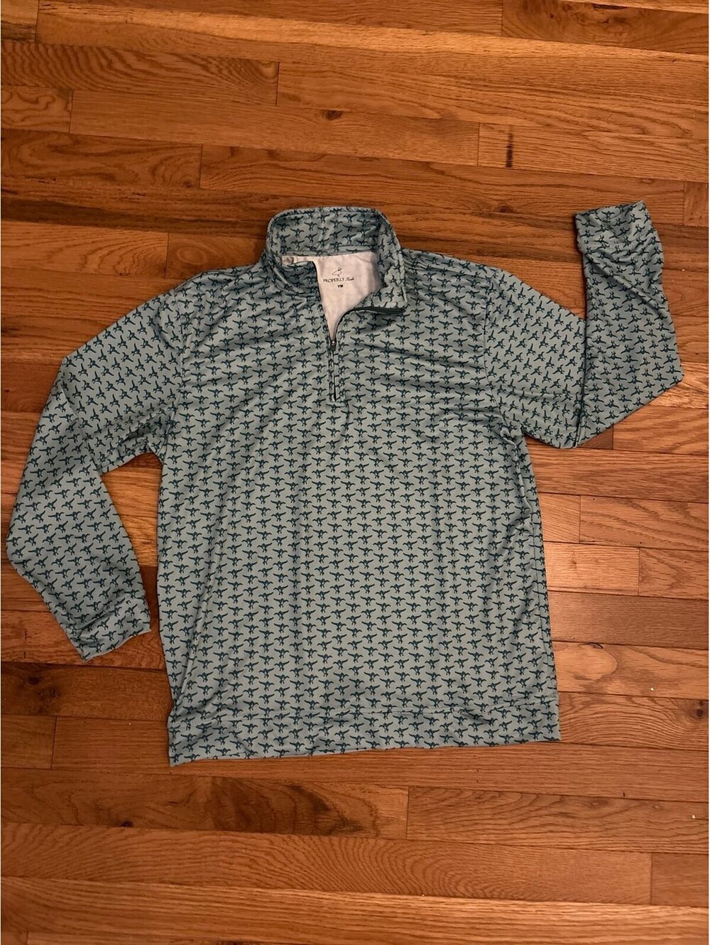 Properly tied boys inlet pullover